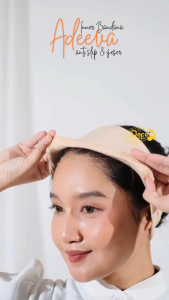 Defa Ciput dalaman kerudung bandana anti slip geser silikon bahan rayon premium terlaris viral