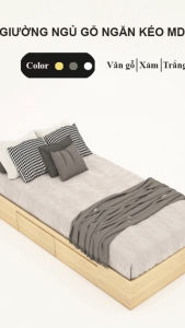 FREESHIP HCM - Giường Ngủ Gỗ MDF Ngăn Kéo Tatana MDF041 - có thiết kế theo yêu cầu khách hàng