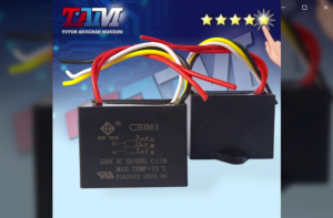 KAPASITOR 5 KABEL CBB61 2+2.5+3 uF CBB61 2UF 2.5UF 3UF