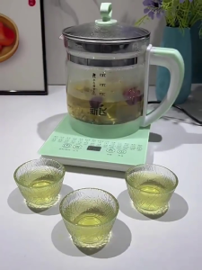 【READY STOCK】Electric Health Teapot 1.8L Multi-function Electric Kettle 24 Menus Thick Glass Kettle Boiling Water 3-pin SG Plug SG Warranty 養生壺 迷你
