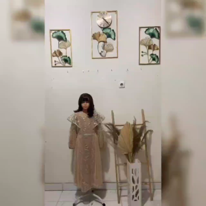 Baju Gamis Anak Perempuan 2024 Terbaru Model Tangan Balon/Maxi Adinda Kids 3-14 Tahun