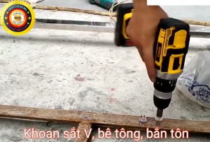 "Máy khoan pin chính hãng Dewalt 72v  nhập ngoại  3 chức năng tặng kèm phụ kiện 24 chi tiết"