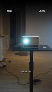 Portable mini projector Android 10.0 support Netflix/YouTube connect WIFI&Bluetooth LED projektor