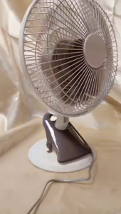 portable clip fan COD Clip Fan Portable Outdoor Sports Fan Charging Clamp Fan Electric Fan Charge Six blade spiral electric fan two-speed wind desk fan