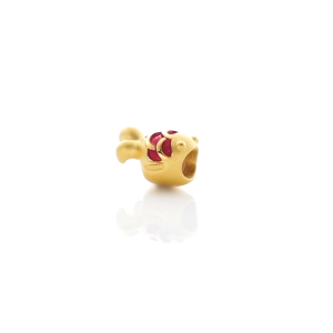 Chow Sang Sang 周生生 Charme Blessings Culture 999 Gold Goldfish Charm 91505C (Bracelet Not Included)
