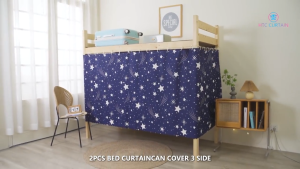 1PCS Student Bunk Bed Curtain Dormitory Mosquito Cover Single Bunk Bed Curtain Blackout Sun Shade 120x200cm COD