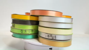 ริบบิ้นพับเหรียญ ธรรมดา สีพื้น (PF-R608) ตราTw ริบบิ้นห่อเหรียญ ริบบิ้นเนื้อดี สปอต ส่งฟรี