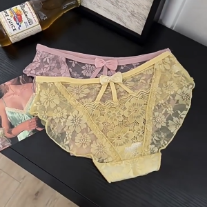 กางเกงชั้นในผู้หญิง บิกินี จีสตริง กางเกงในลูกไม้ เซ็กซี่ #Y259