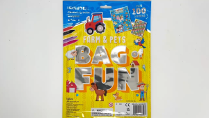 Farm & Pets Colouring Book Fun Pack With 5 Crayons & 100+ Stickers For Kids