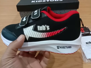 Sepatu Sekolah Anak Laki Laki Karakter GRATIS KAOS KAKI Usia PAUD TK SD SMP Kelas 1 2 3 4 5 6 7 8 9 0 Tahun-KIDZTUBS BRAND2121