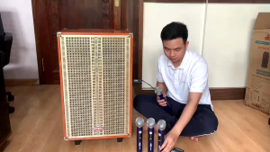 Bộ micro karaoke không dây ontekco  pin sạc uhf dùng cho loa kéo âm ly vang đẩy đa năng