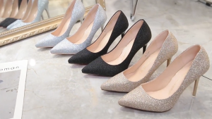 ขายร้อนรุ่นสุดฮิต A117 แฟชั่นแบบลำลอง รองเท้าส้นสูงผู้หญิง 3.15นิ้ว รองเท้าเพื่อนเจ้าสาว สไตล์เกาหลียอดนิยม รองเท้าส้นเข็ม