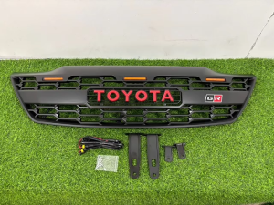 กระจังหน้า Toyota Fortuner Champ 2011-2014 GR มีไฟ กระจังหน้าแต่ง ฟอร์จูนเนอร์ กระจังหน้าโตโยต้า LA