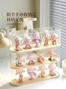 【การจัดส่งไทย】กล่องใส่โมเดล กล่องใส่ฟิกเกอร์ ชั้นวางโมเดลอคริลิค ซ้อนทับได้ กันฝุ่น ล่องใส่โมเดลตัวเล็ก กล่องใส่ตุ๊กตา