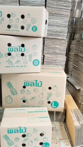 10 ใบ กล่องผลไม้ G หนา 5 ชั้น