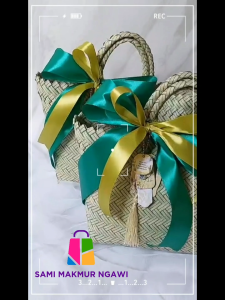 Tas Anyaman Plastik Murah Polos Mini untuk Bingkisan Hampers Parcel Wadah Hampers Pernikahan