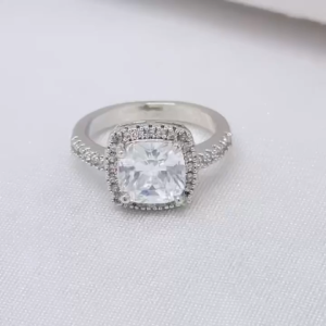 Cincin Silver Wanita Aksesoris Fashion Awet Tahan Lama Anti Karat Cocok Untuk Harian G9-2D