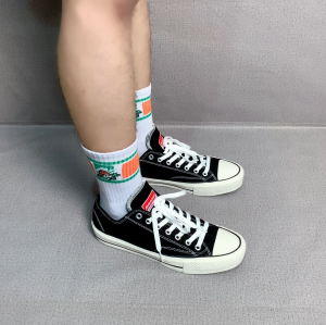 Dorks Back To School Low Black - Sepatu Sneakers Casual Pria Wanita Sepatu Sekolah Dorks