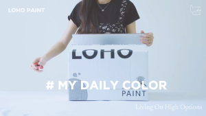 Sơn tường Loho House tone màu tím | Lon sơn 1kg - Sơn nước nội thất cao cấp Loho-paint tone màu tím lãng mạn