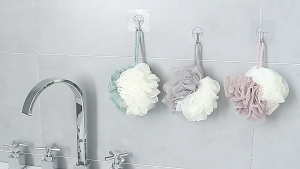 Ready Stock- Shower Bath Sponge Shower Loofahs Balls Loofah Body Exfoliating Shower Ball