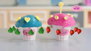 Slimy Creation Cupcake Party Slime Assortment Pack - Assorted Color Design (33047) * Clearance Stock