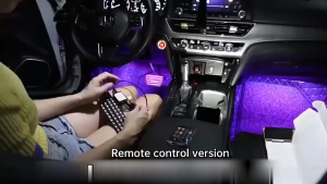Universal Car RGB Ambient Lights LED Strips Interior Lamps 8 Colors Decorative Off Road 4x4 SUV Automobile Accessories Smart 12V