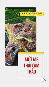 Mứt Me Thái Cam Thảo Thành Long Dẻo Dai Ăn Vặt Túi Zip 200g/500g