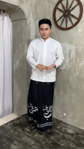 Sarung Batik Rayon/Goyor Print REMAJA COWOK Motif Kang Santri Kawung | TERMURAH