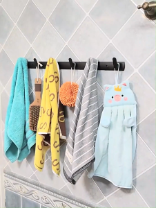 MEIDOO No Drill Heavy Duty Wall Hook Door Hooks Clothes Hangers Hooks Hanging for KitchenBathroomToiletBalcony Black White