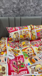 ⚡12.12⚡Collection ลาบูบู้ เซ็ตที่นอนฟูก ท็อปเปอร์ ชุดผ้าปูที่นอน ผ้าห่มนวม ชุดปลอกหมอนหนุน ปลอกหมอนข้าง ขนาด 6 ฟุต เลือกแยกได้