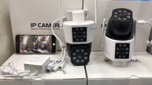 Vstarcam C662DR (เลนส์คู่) ใหม่ 2023: กล้องวงจรปิดไร้สาย 2MP 1296P ภาพสี มี AI+ ความละเอียดสูง