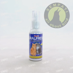SEMPATI Oralfresh Clean & Healty 60ml Obat Penghilang Bau Mulut Air Liur Radang Tenggorokan Sakit Gigi Kucing Anjing Cat Kitten Pembersih Kerak Gigi Dental Care Cat Dog Hewan Sariawan Antiseptic