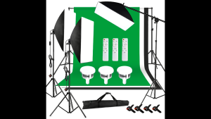 ไฟไลฟ์สด 85W/300W สตูดิโอถ่ายภาพ ไฟต่อเนื่อง ทุกวิธีการอ่านเป็นไปได้