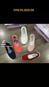 CrocsFanClub - Pb304 -Giày skecher Búp Bê ren 124409 cho nữ đủ màu