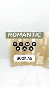 Buku Glitter Gold Romantic Time Ukuran A5