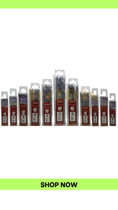 Original POWERCRAFT HSS High Speed Drill BIT FOR METAL STAINLESS Size 3/8 7/16 1/2 (Sold per tube/5pcs)