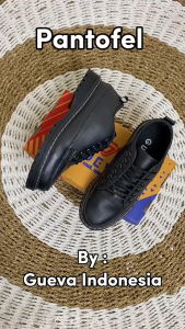 GUEVA 061 - Sepatu Pria Dewasa Docmart Sepatu Formal Hitam Sepatu Kerja Kasual Oxford Terbaru