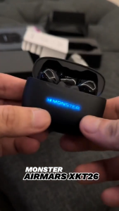Monster XKT26 Bluetooth headset new music wireless high sound quality noise reduction game low latency in-ear ultra-clear microphone high definition voice call 24 hours long battery life