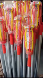 Tongkat Pengganti Lampu 2in1 Panjang 2 Meter Stik Lampu Alat Pasang Bola Lampu