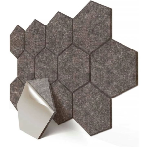 แผ่นดูดซับเสียง แผงหกเหลี่ยม ขนาด 12x35X30 ความหนาแน่นสูงตกแต่งผนัง ป้องกันเสียงฉนวนกันความร้อน