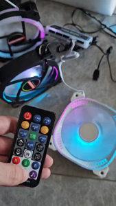 DIYsound Coolmoon คอมพัดลม PC รีโมท เสียง กล่อง 2 แบบ - พัดลมคอม พัดลมPC รีโมท ไฟRGB