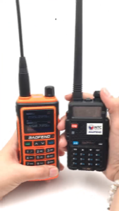 Baofeng UV-17 Pro GPS Walkie Talkie Set of 2 Long Range Wireless Copy Frequency 999 Channels FM Radio Portable Rechargeable Type-C UV K5 UV-5R Ham Two Way Radio