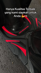 Karpet Pijakan Motor Yamaha Mio All Type Bahan Karet Tebal Kualitas Premium Tidak Luntur Anti Slip Nyaman Digunakan