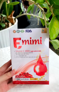 VITAMIN E EMIMI hộp cứng 30 viên (Vitmin E nhập khẩu từ Đức)