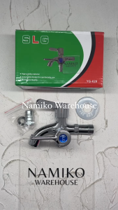 Kran Double Dua Cabang Taman YG-628 SLG 1/2 Inch