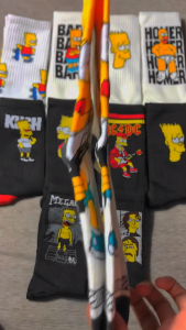 Kaos Kaki Oldschool Motif Skate Merk Panjang Premium - Hosela Project