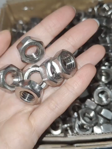 304 Stainless Steel Hexagonal Nut Hex Nut Hardware Tools