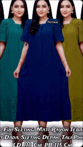 Daster Rayon POLOS Fuji Sleting