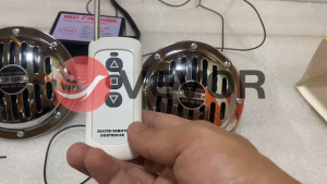 Universal 12v DL160D Horn: Ultimate Super Loud & Stylish Chrome Motorcycle Horn