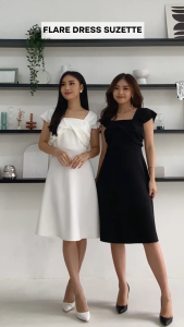 Dress Flare Dress Suzette/Dress Wanita/Murah/Premium